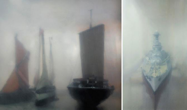 Historical ship model photographers by Anderson & Low