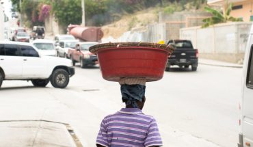 local carrying basket on head
