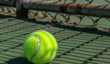 tennis ball close up