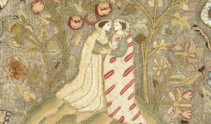 Embracing figures