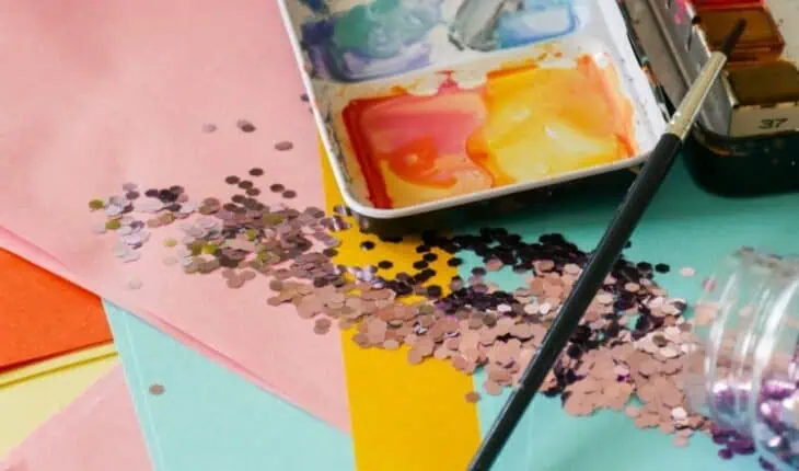 Cellulose glitter