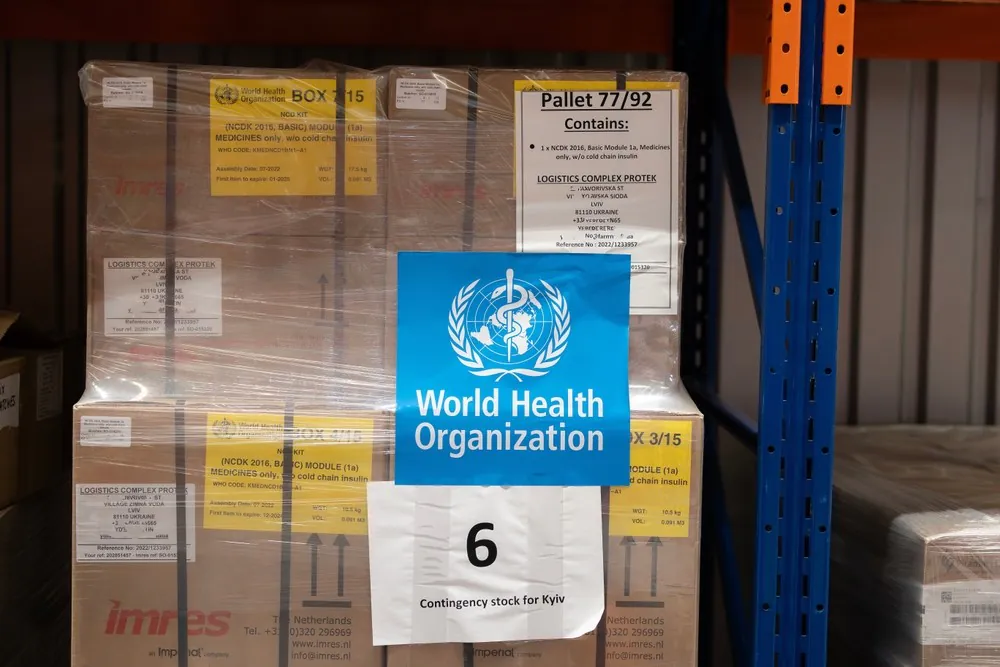 Russian strikes in Kyiv disrupt WHO medical aid