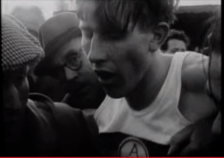Roger Bannister breaks the four minute mile