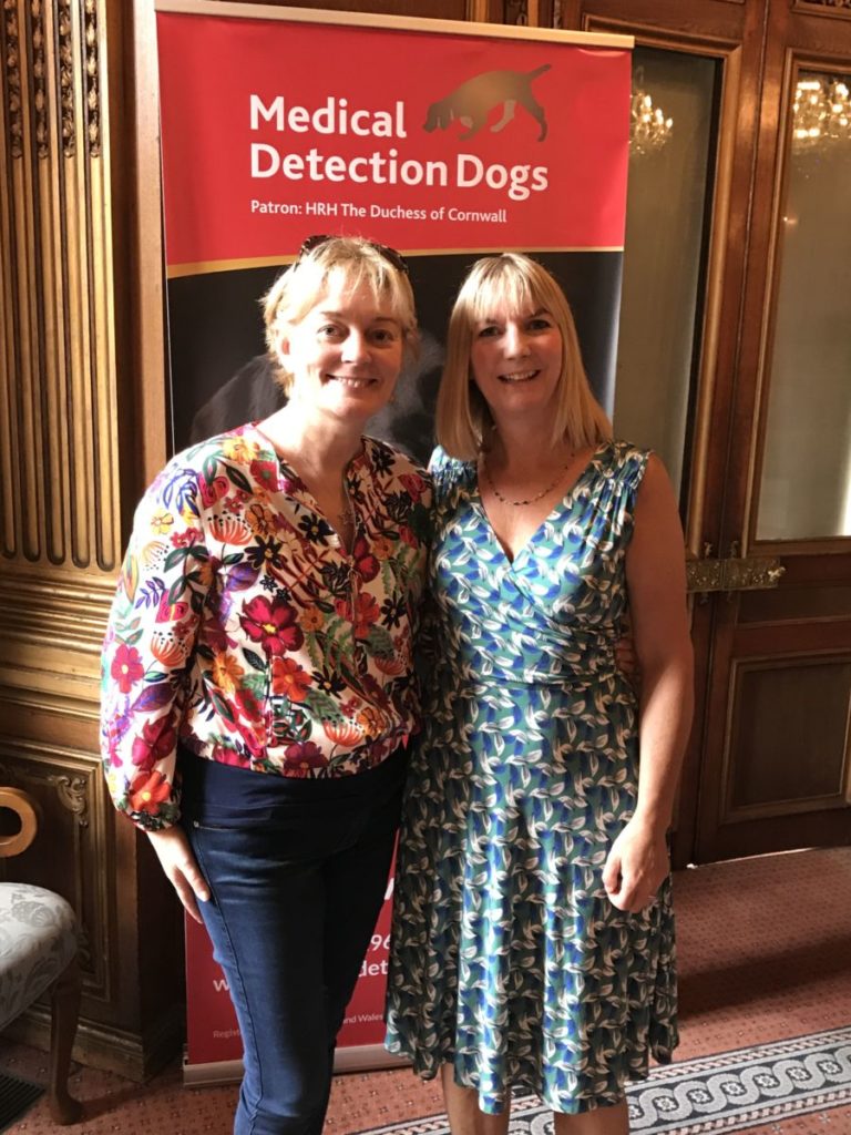 First Aid For Life Jo Malone supports Medical Detection dogs
