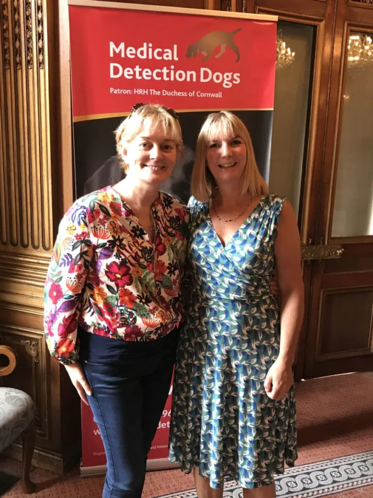 First Aid For Life Jo Malone supports Medical Detection dogs