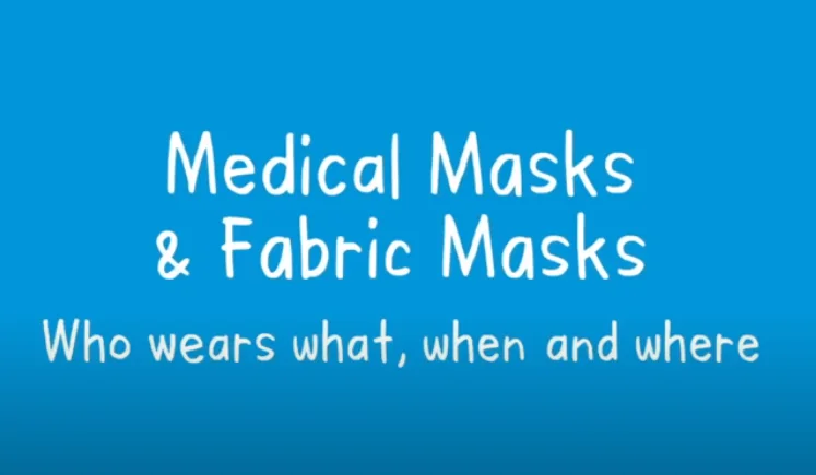 Medical and fabric masks: who wears what when