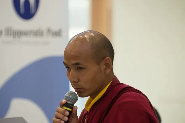 A simple Buddhist monk from Nepal