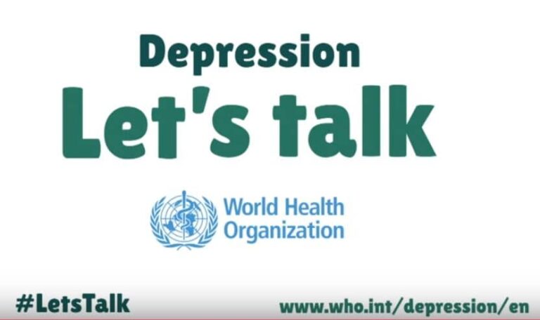 World Health Organization’s “Depression: let’s talk” campaign