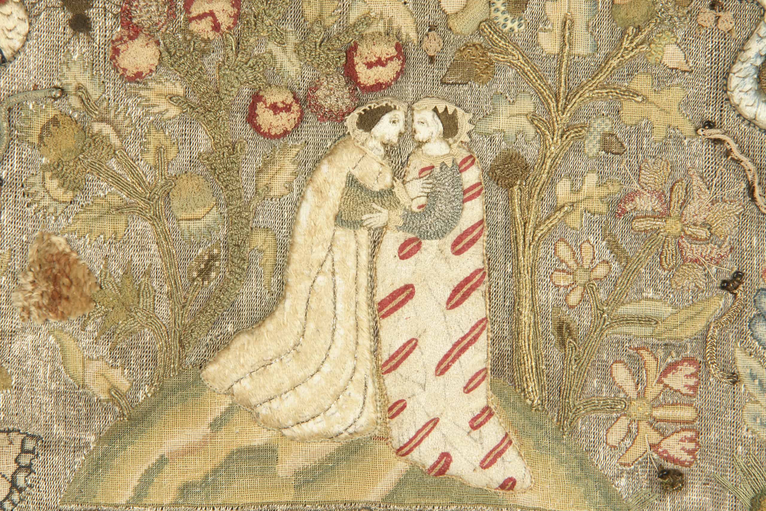 Embracing figures