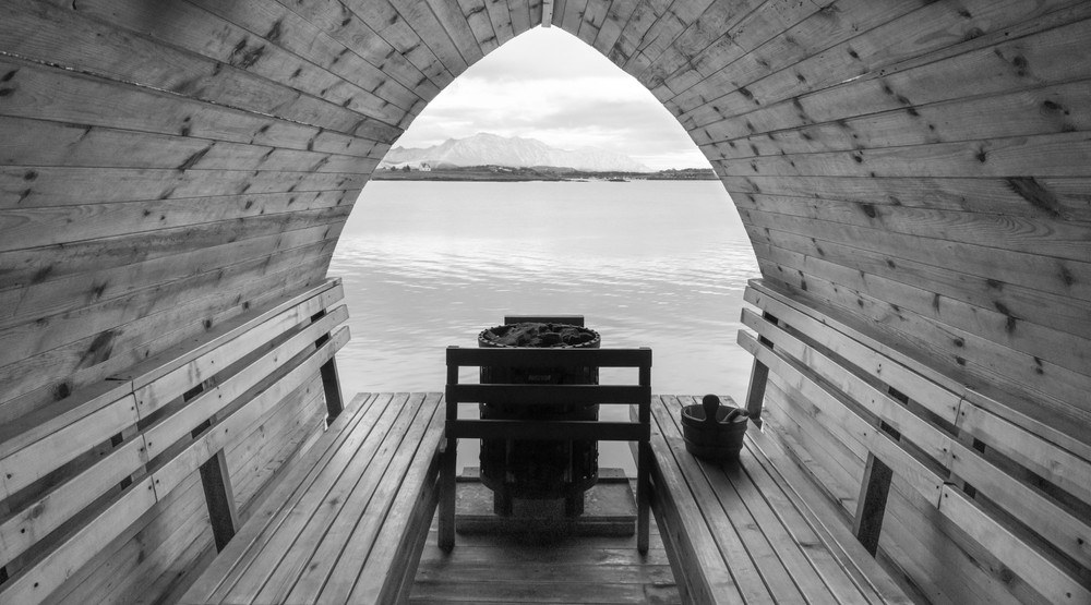 Therme Manchester champions Aufguss at Edinburgh Fringe Lofoten, Norway Traditional sauna with amazing view