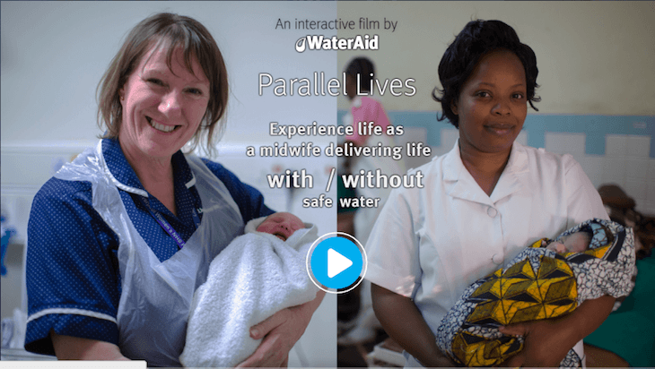 Parallel lives of midwives delivering life with and without water by WaterAid