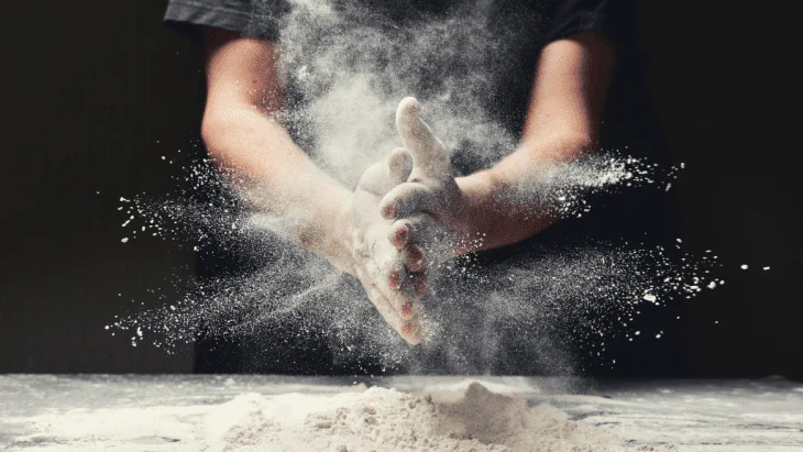 Setting folic levels in flour