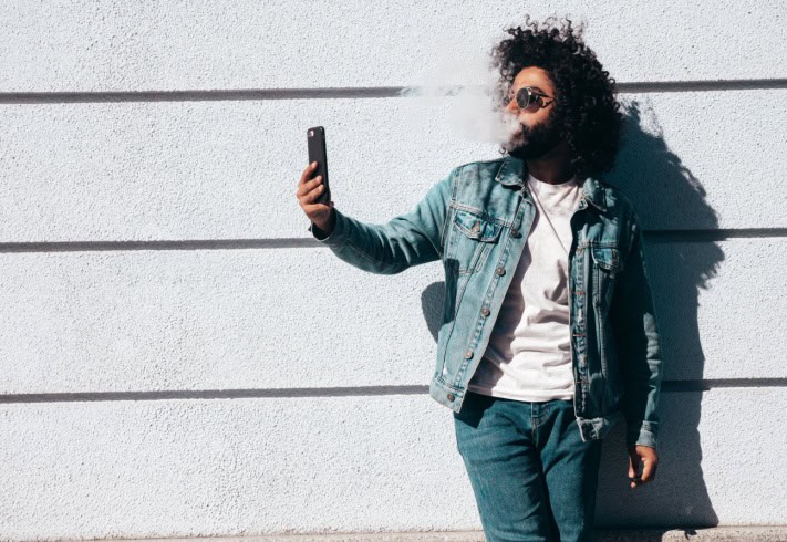 Influencers sway smoking and vaping in young