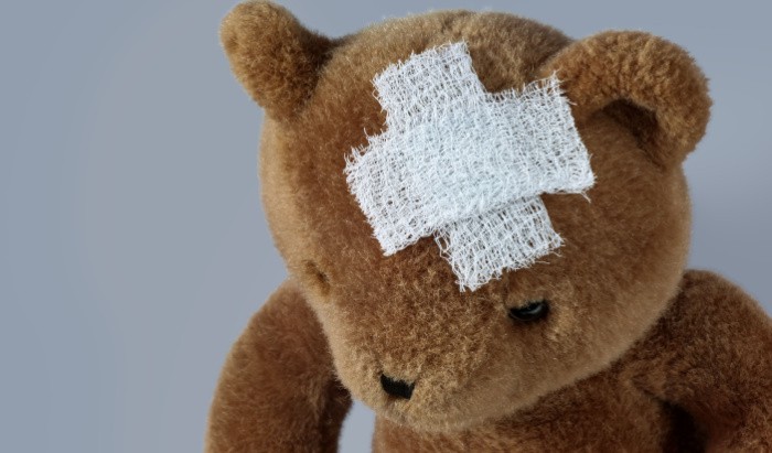 Head injuries in children and bloody noses