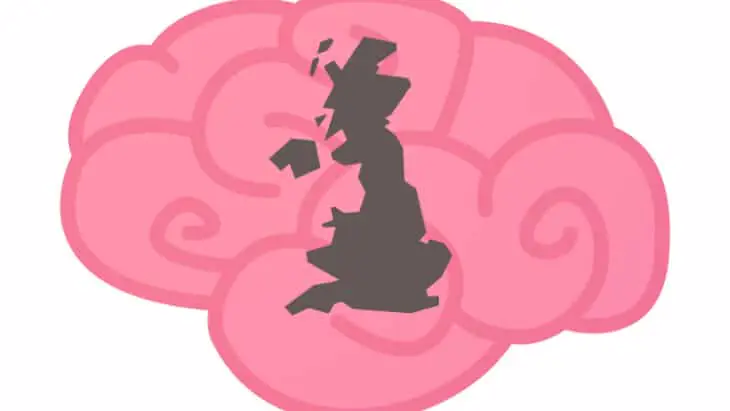 England’s least stressed areas