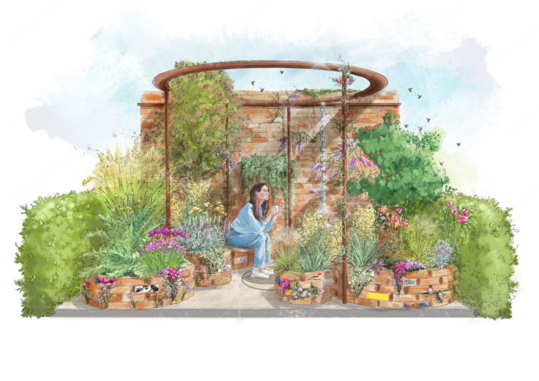 The Sightsavers Garden at Chelsea Flower Show