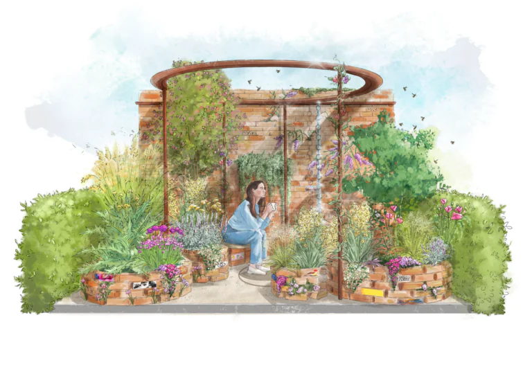 The Sightsavers Garden at Chelsea Flower Show