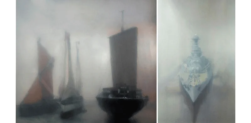 Historical ship model photographers by Anderson & Low