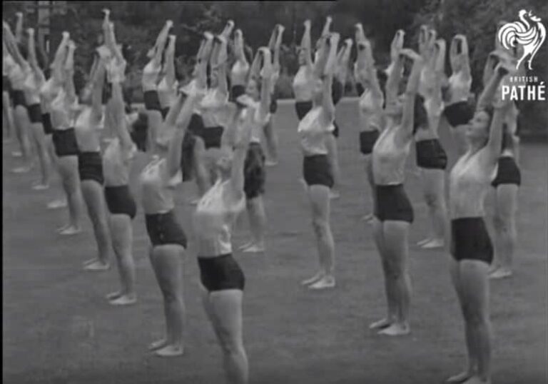 Keeping fit with the Women’s League of Health & Beauty 1941