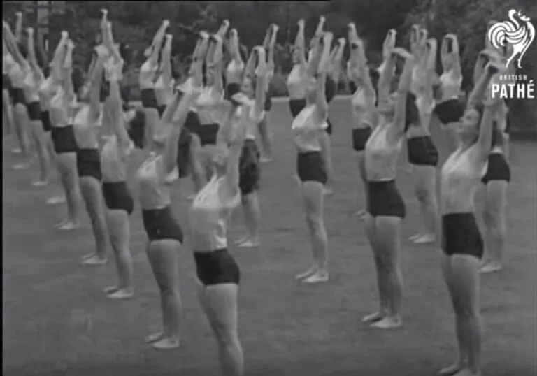 Keeping fit with the Women’s League of Health & Beauty 1941
