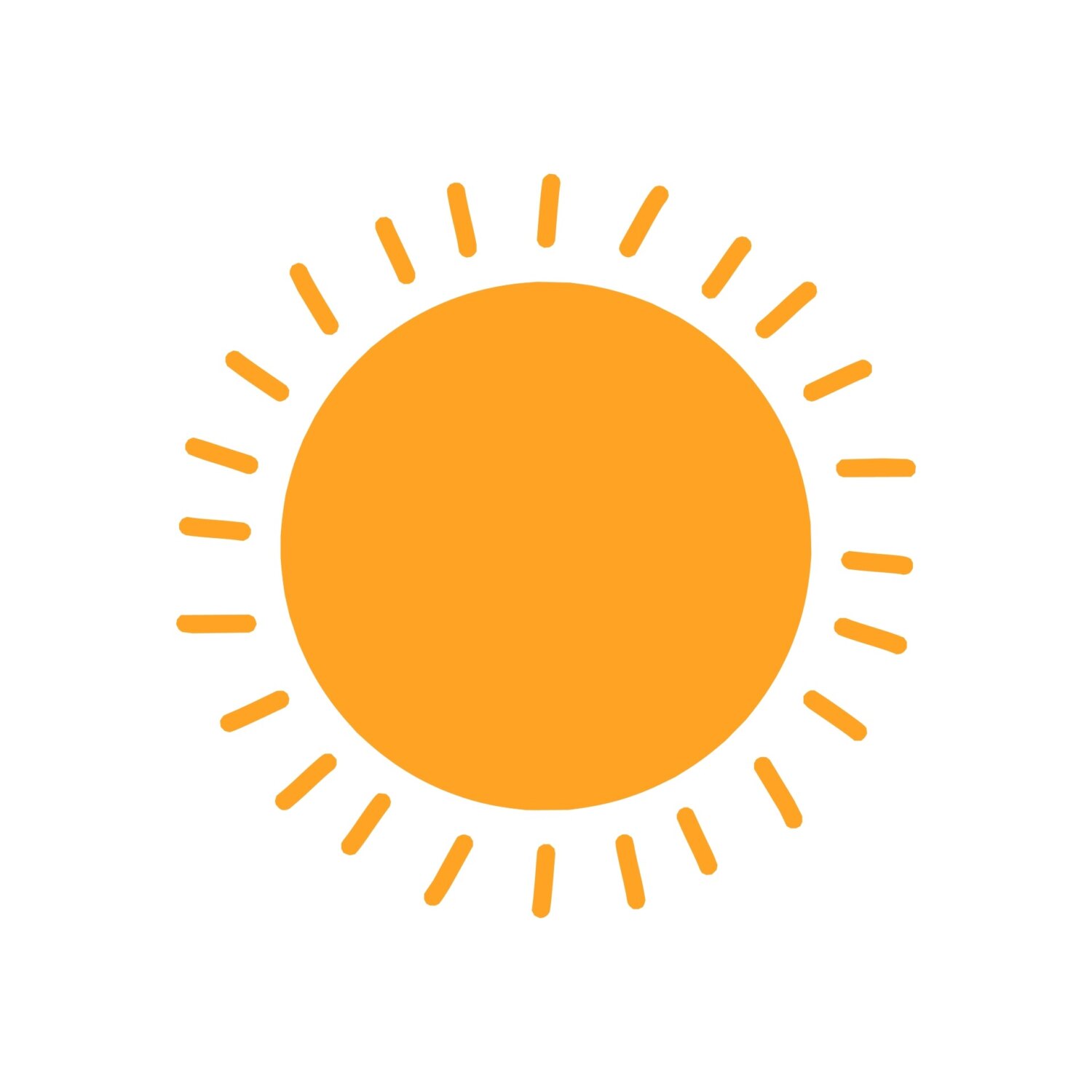 Extreme heat: More deadly weeks may still lie ahead Cute Sun Design Isolated On White Background