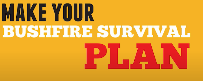 What to do in a bushfire