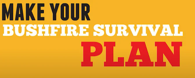 What to do in a bushfire