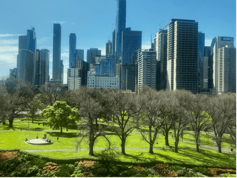 green spaces