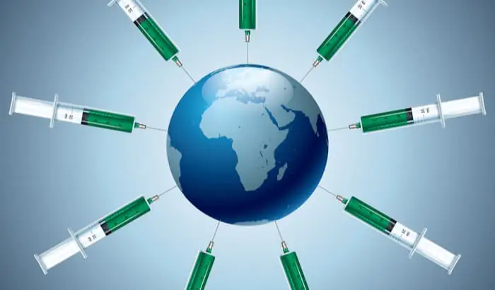 WHO vaccine hub recipients