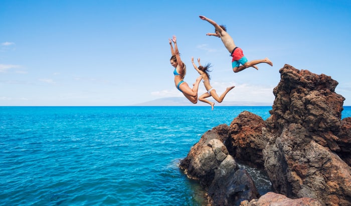 Water safety post lockdown cliff jumping