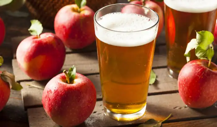 A glass or two of cider keeps the doctor away
