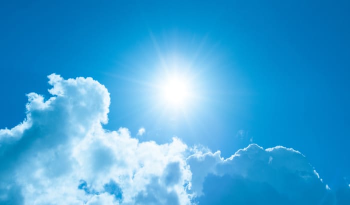 Treat sunshine with caution